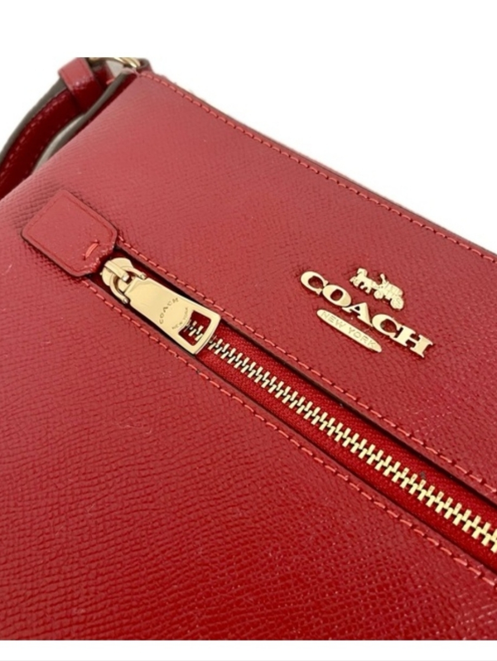 Coach Mini Rowan Crossgrain Leather File Bag - Picture 10 of 12